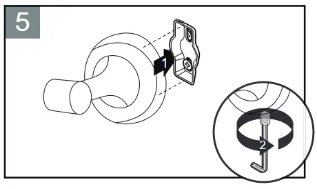 HomLux EB18004938 Bath Hardware Set - TOOL REQUIRED5