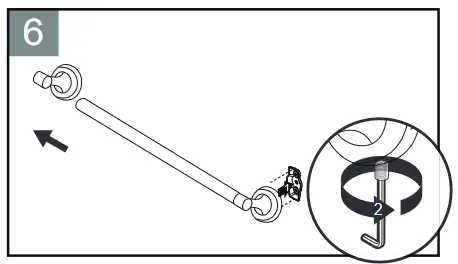 HomLux EB18004938 Bath Hardware Set - TOOL REQUIRED6
