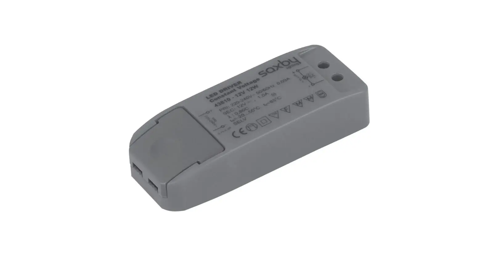 Saxby Lighting 43810 Constant Voltage Led Driver Instruction Manual Saxby Lighting 43810 Constant Voltage Led Driver Instruction Manual