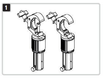 LD Systems EasyMount+ Truss Mount for MAILA SPA and MAILA COL 1