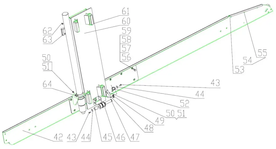 FRLEND FL 227EP Floor Plate Two Posts Lift - Description 1