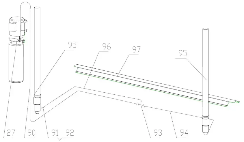 FRLEND FL 227EP Floor Plate Two Posts Lift - Description 3