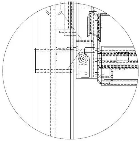 FRLEND FL 227EP Floor Plate Two Posts Lift - Safety structur