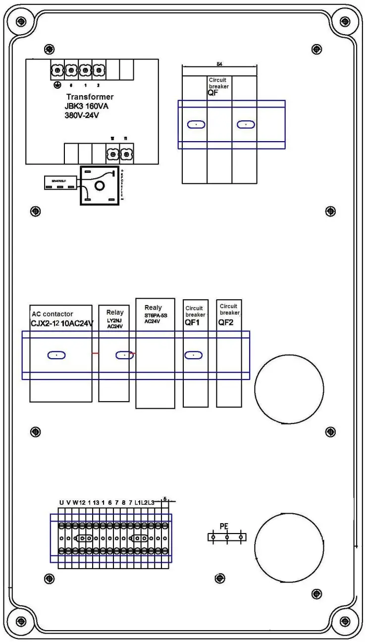 FRLEND FL 227EP Floor Plate Two Posts Lift - Single phase 2