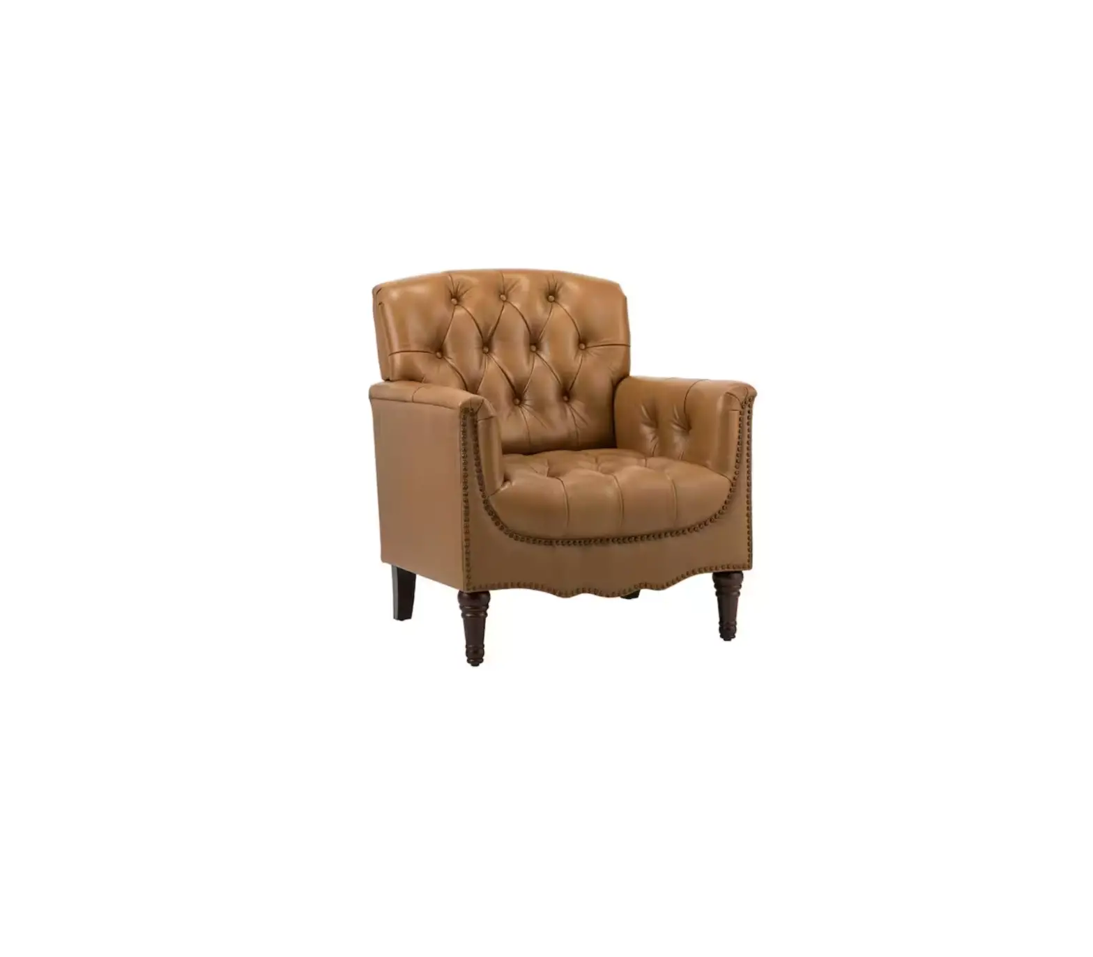 Hulala Home Chlb0643 Elijah Genuine Leather Armchair With Solid Wood Legs Instruction Manual