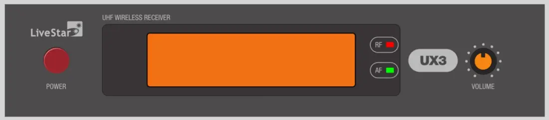 Live Star UX3 Wireless Microphone System