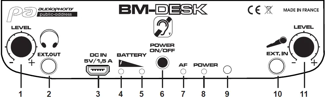 auDiopHony BM-DESK Portable and Autonomous Magnetic Loop Amplifier 07