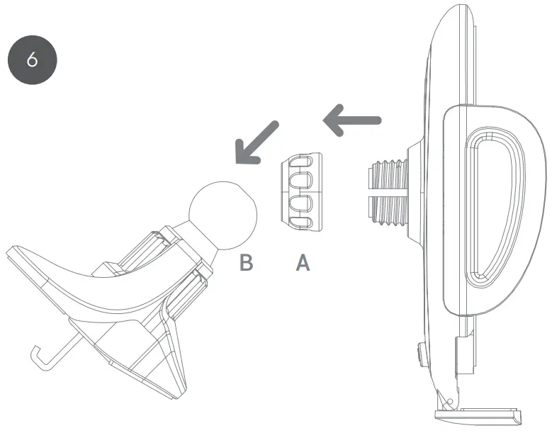 veho TA9 Universal Smartphone Holder - Mounting breather