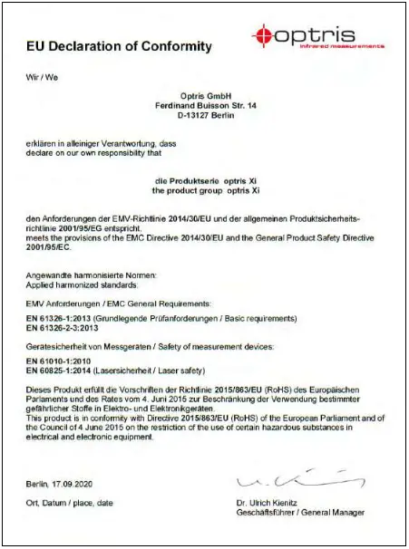 optris Xi 400 CM Infrared Camera - Figure 5