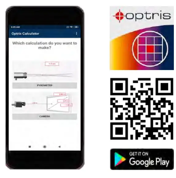 optris Xi 400 CM Infrared Camera - QR code