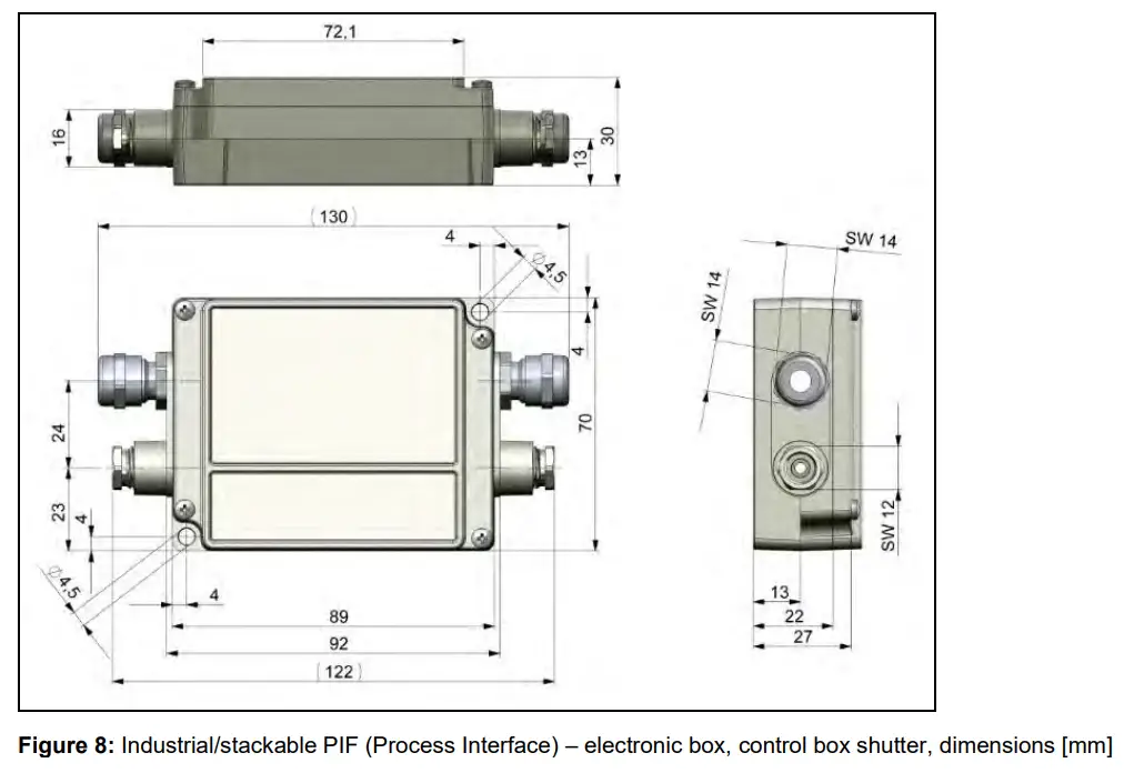 optris Xi 400 CM Infrared Camera - electronic box