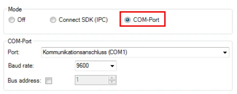 optris Xi 400 CM Infrared Camera - mode
