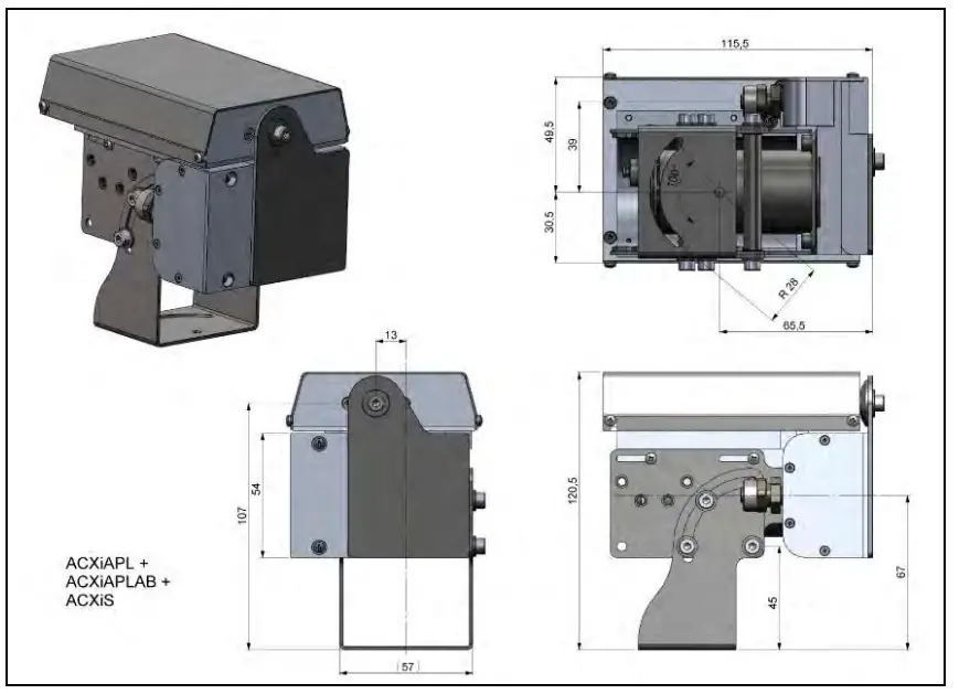 optris Xi 400 CM Infrared Camera - mounting kit3