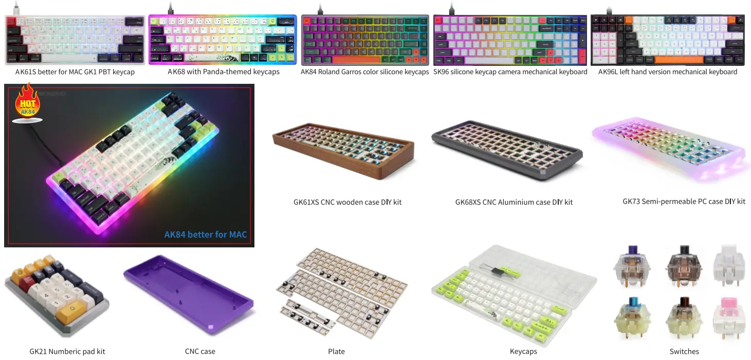 SKYLOONG GK87 87 Keys V2 Series RGB USB Wired USB Keyboard - fig 4