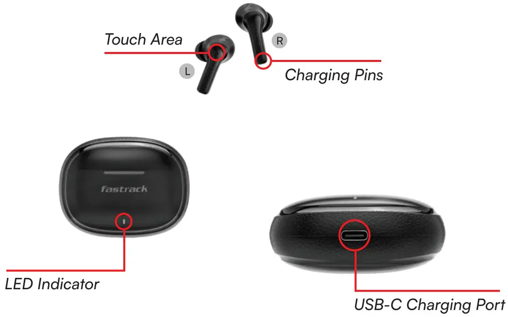 fastrack FS100 F Pods Earphones - Overview