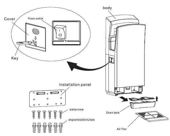MORRIS-HAD1101-Jet-Hand-Dryer-09