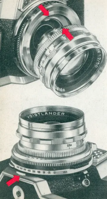 Voigtlander Ultramatic CS Septon Camera - interchangeable