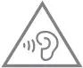 CAUTION-hearing damage Icon