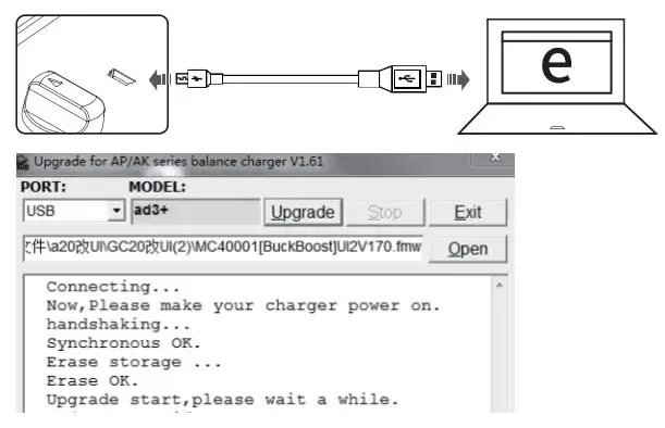 GREPOW TA1200U Compatible with Smart and Standard LiPo Batteries User Manual - FIRMWARE UPGRADE