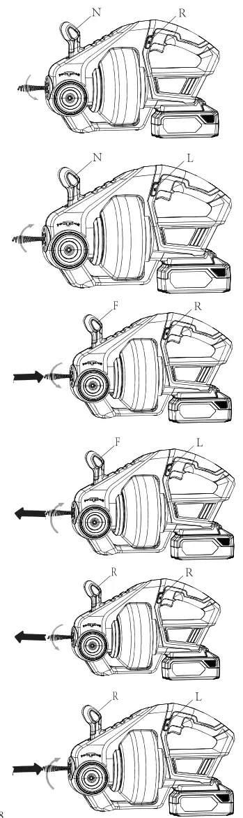 greenworks DA24B210 Cordless Plumbing Drain Cleaner - switce 1