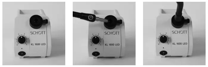 SCHOTT KL 1600 LED Light Source Illuminator - Fig