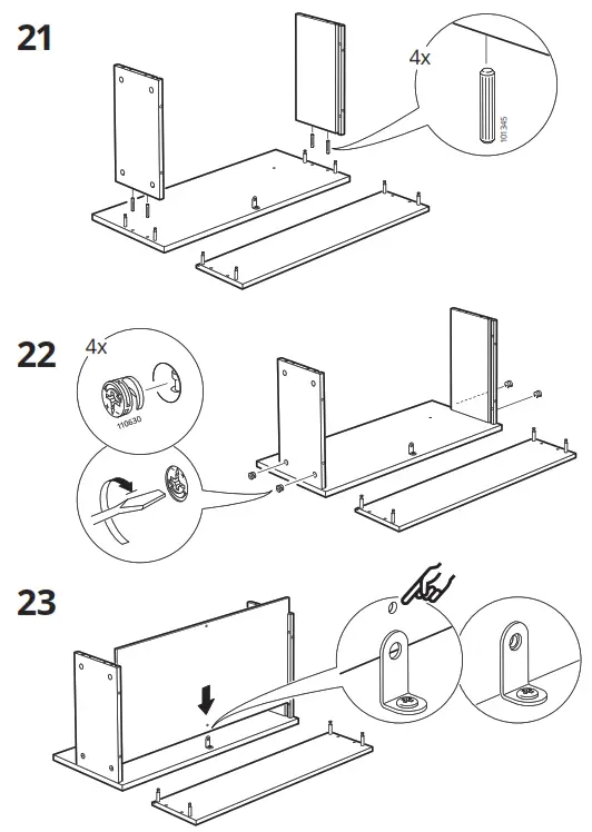 IKEA HEMNES Cabinet Washbasin 2 Drawers - Figure17