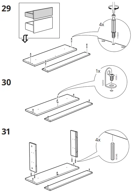 IKEA HEMNES Cabinet Washbasin 2 Drawers - Figure20