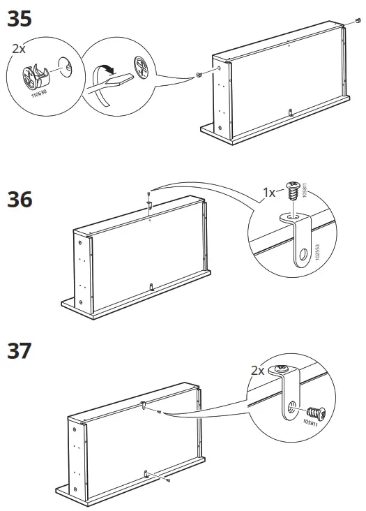 IKEA HEMNES Cabinet Washbasin 2 Drawers - Figure22
