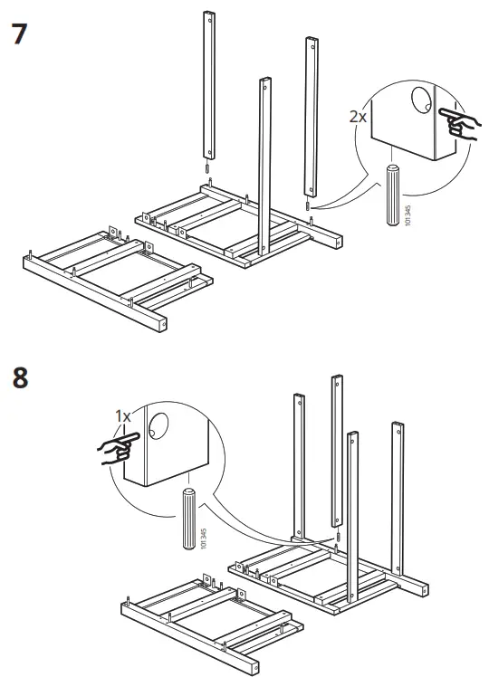 IKEA HEMNES Cabinet Washbasin 2 Drawers - Figure7