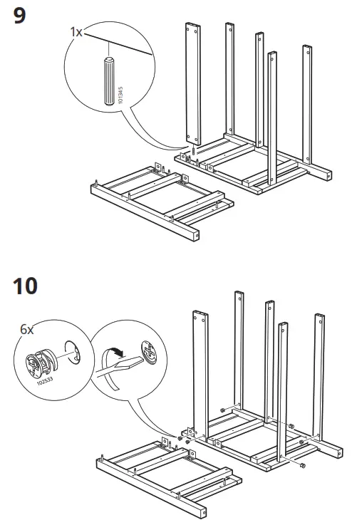IKEA HEMNES Cabinet Washbasin 2 Drawers - Figure8