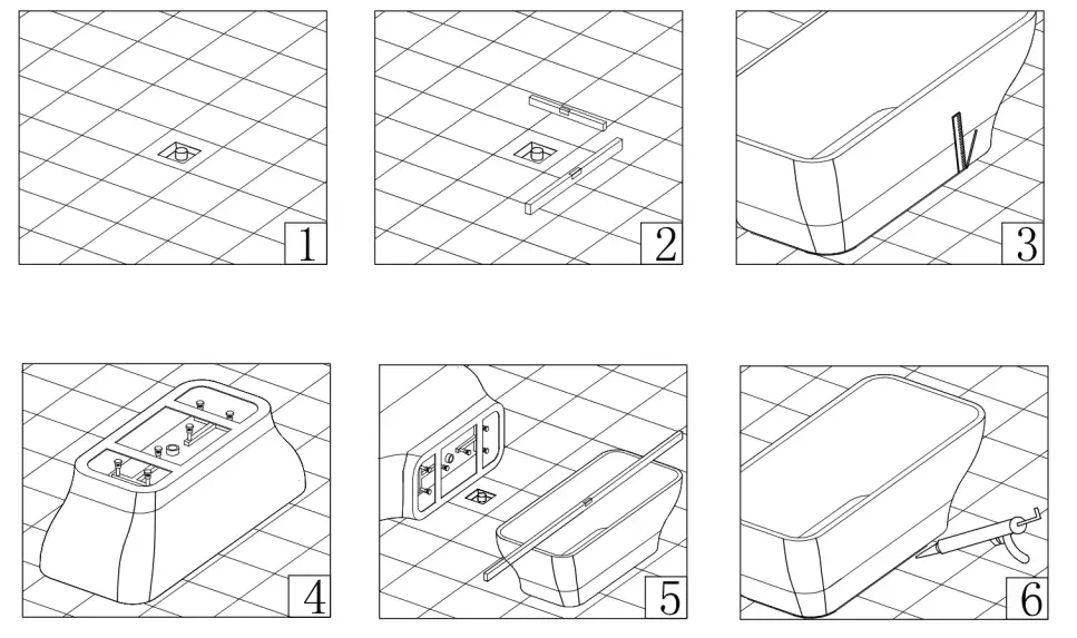WELLFOR-TO-BT-HA67W-Acrylic-Flatbottom-Freestanding-Rectangular-Bathtub-01