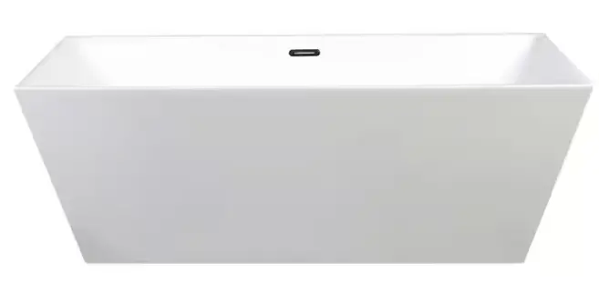 WELLFOR-TO-BT-HA67W-Acrylic-Flatbottom-Freestanding-Rectangular-Bathtub-product-image