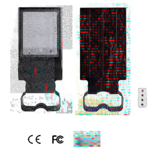 OECO OC-SL-010A LED Solar Street Light 8W with Remote Control