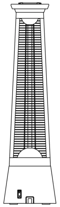 Habitat et Jardin 1536 128812 Volcano Carbon Fiber Radiant Electric Heate