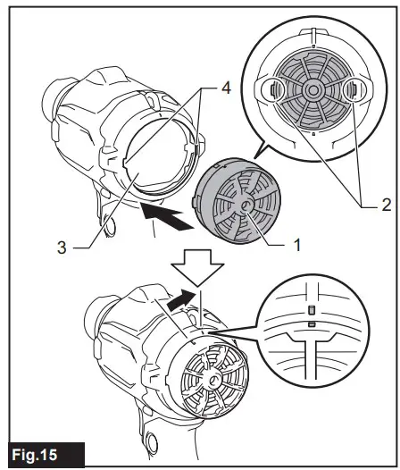 Installing optional filter