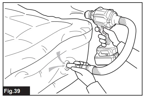 Deflating plastic inflatables