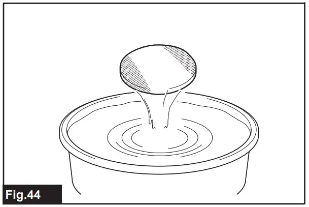 Removing and installing filter
