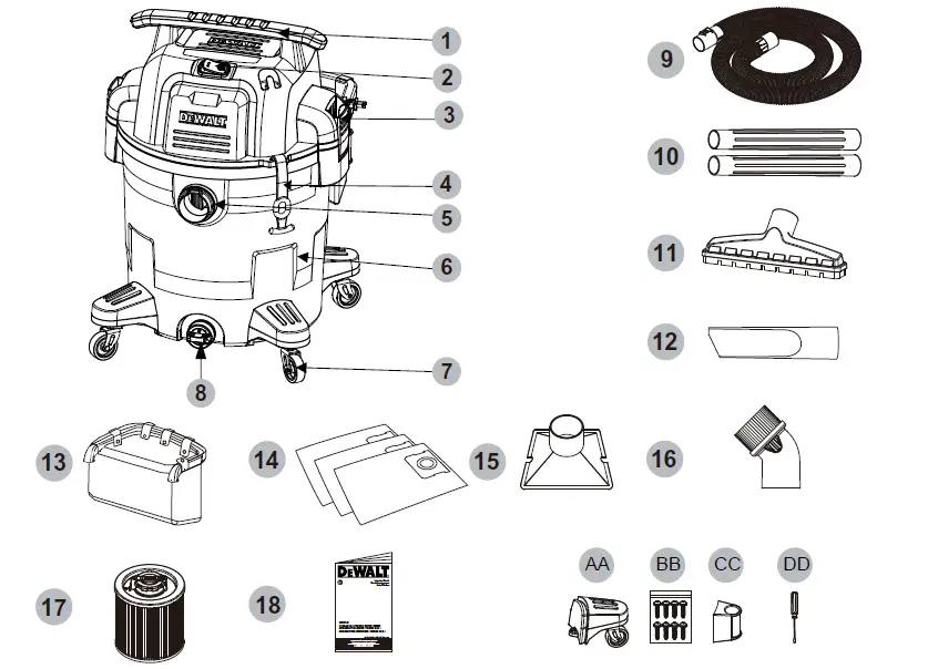 DEWALT-DXV12P-QTA-Quiet-Wet-Dry-Vacuum-fig-1