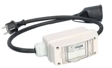 NECORE-50523091-Single-Phase-Energy-Meter-with-Socket-and-Plug-Cable