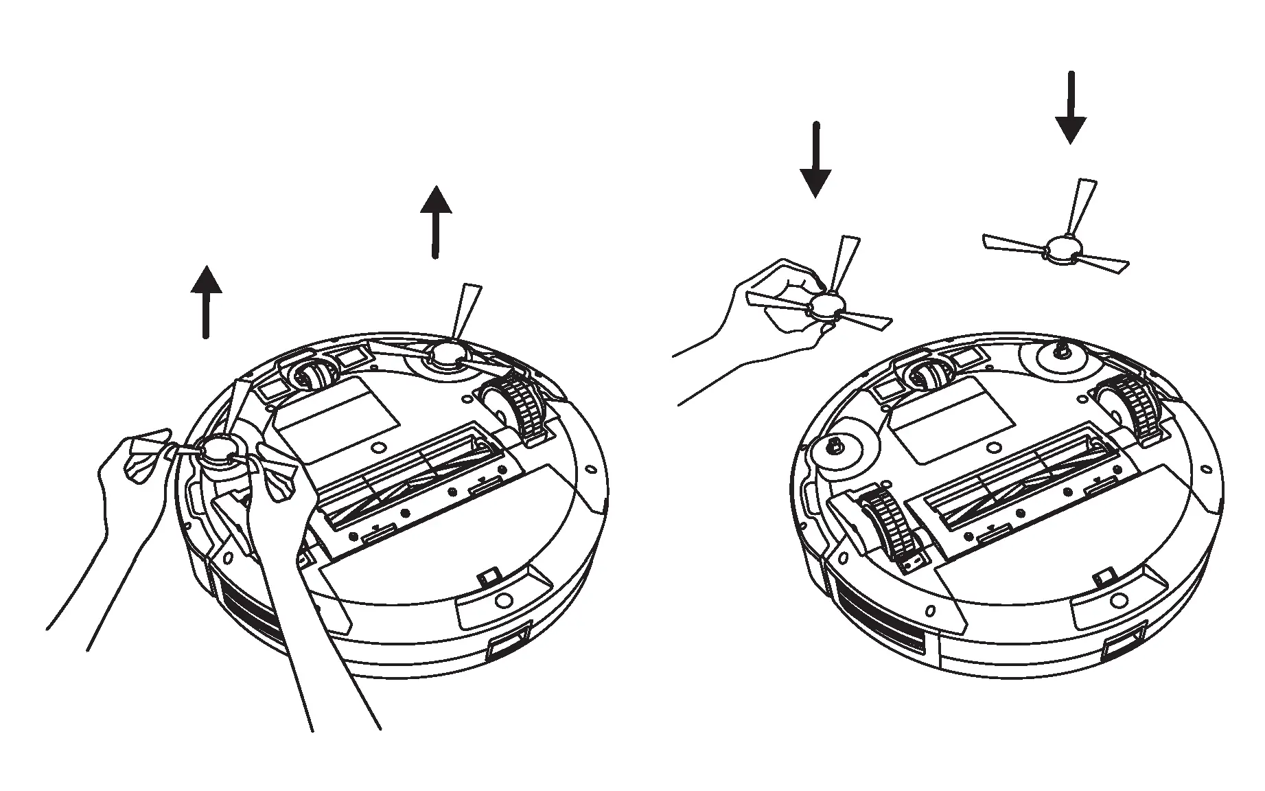 Replace the Side Brushes