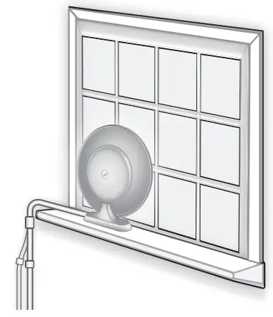 SureCall EZ 4G Home Signal Booster Kit - Inside Antenna