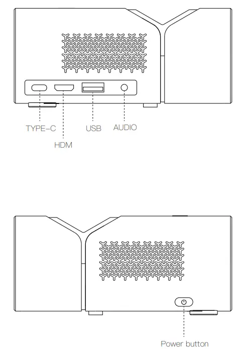 WITSEER M1 Home Projector - Button
