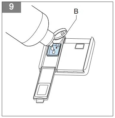 FILLING THE RINSE AID RESERVOIR
