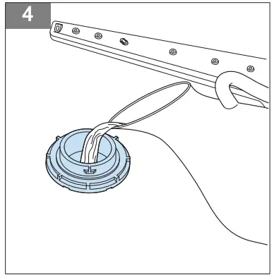 FILLING THE SALT RESERVOIR