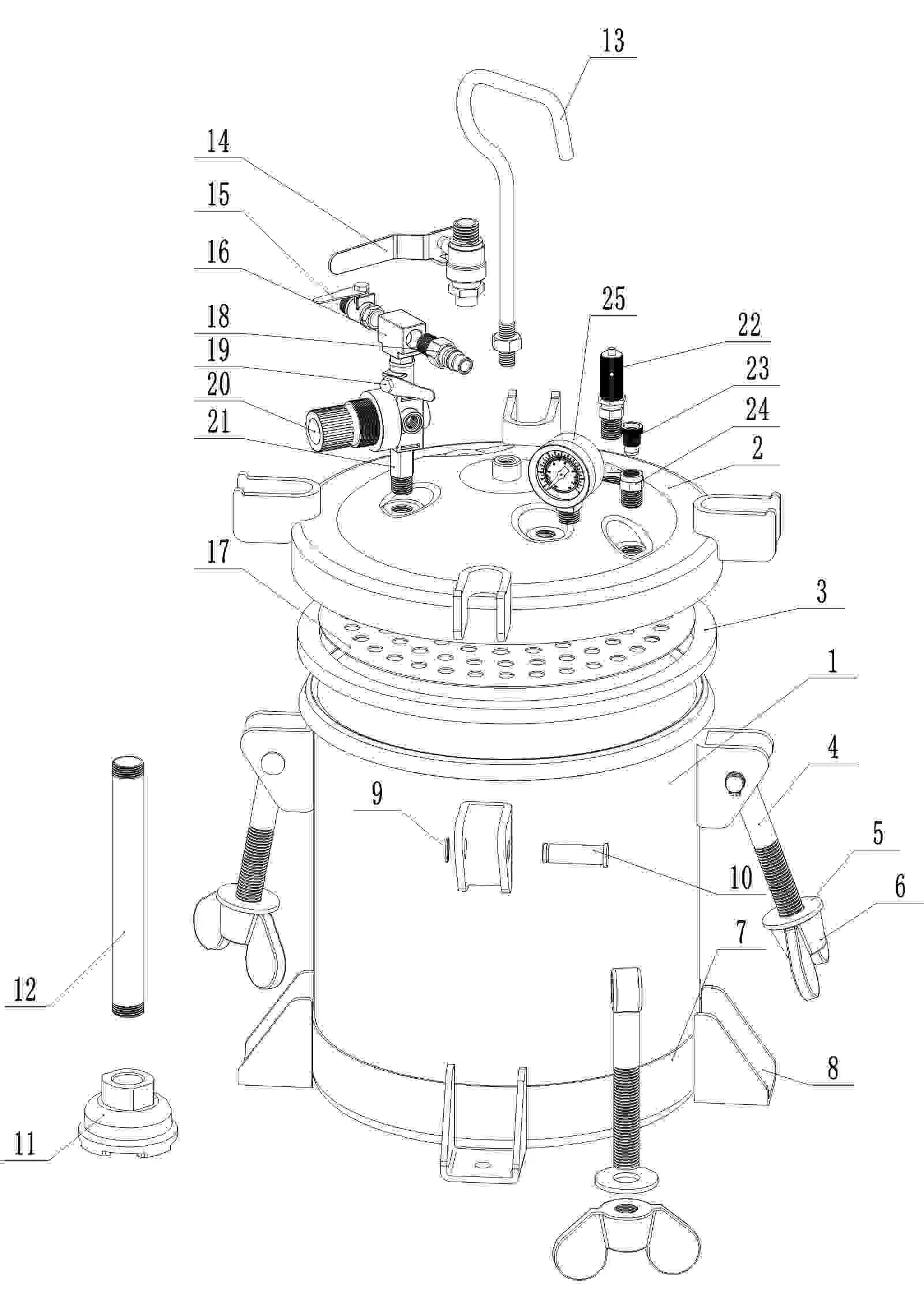 VEVOR-JY-SA10L-Spray-Paint-Pressure-Pot-Tank-02