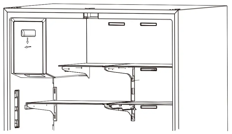ZLINE Refrigerator with Water Dispenser - fig 13