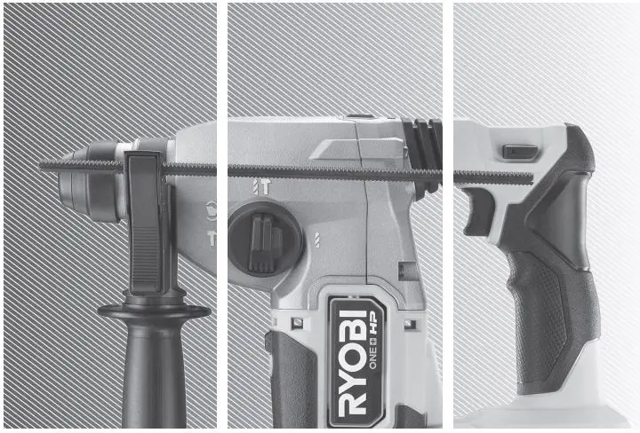 Ryobi Rsds18x-0 Rotary Hammer Drill Instruction Manual