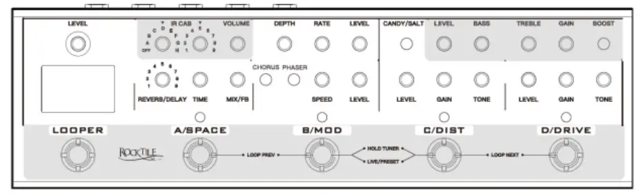 ROCKTILE MRC-90 Loop Guitar Effect