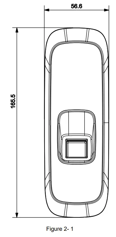 CANTEK CT-ASR1102A-V2 Fingerprint Access Control Reader - figure 1