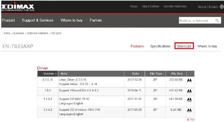 EDiMAX EW-7833AXP Dual Band WiFi and Bluetooth Adapter 13